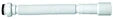 Nicoll PP flexible siphon étirable (longueur 365 - 950mm) 6/4 x 40/50 mm