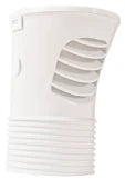 Nicoll PVC aérateur MF 100 - 110 mm - blanc - avec membrane - avec capuchon démontable