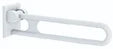 Normbau Nylon Care support mural rabattable, L = 900 mm, blanc 019