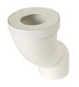 Nicoll PW coude de raccordement wc pivotant 90 mm - blanc