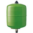 Reflex DD vase d'expansion de pression à vessie traversé (san), vert, 18ltr
