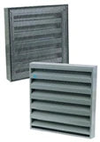 Renson 431 grille à poser 225 x 225 mm - alu/anodisé