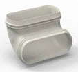 Renson Easyflex coude 90 dia r 140 - 60 ! Vertical