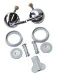 Pressalit WSS Uni set charnières inox pour siège 3000 - prix par set