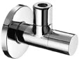 Schell Stile robinet d'arrêt équerre 1/2 x 10 mm - chromé - avec rosace
