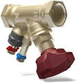 TA STAD vanne d'équilibrage FF 3/4 x 3/4 - PN25 ametal excl remplissage et vidage, avec volant digital & points de mesure