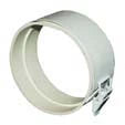 Ubbink Rolux collier de serrage avec fermeture clic 60/100 mm - blanc