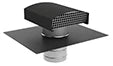 Ubbink Ubvent passage toiture ventilation 125 mm - RAL 7016 gris anthracite