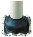 Ubbink Flexub EPDM passage toiture 5-120 mm - avec fixation