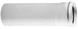 Ubbink Rolux concentrique PP/acier rallonge (longueur 500 mm) 100/150 mm