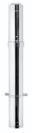 Ubbink Rolux concentrique PP/Inox passage toiture 80/125 mm - avec collerette