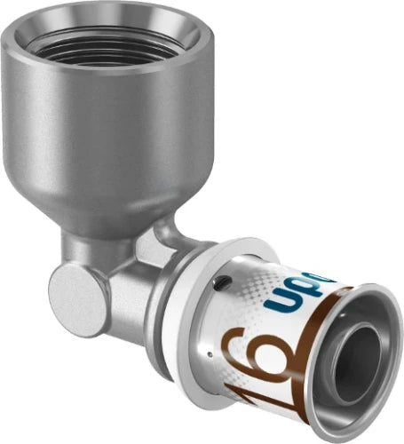 Uponor S-Press Plus laiton coude de transition 90° FF 20 x 1/2 F