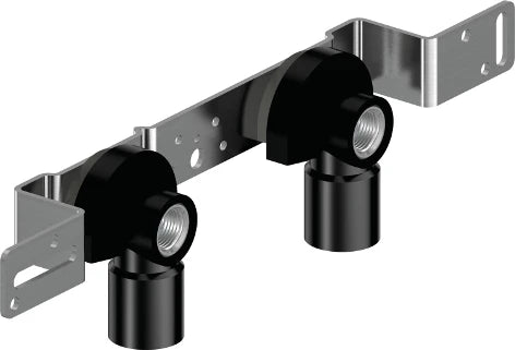 Uponor S-Press Plus culasse avec coude de transition 90° FF 16 x 1/2 F - 150 mm (encastré)