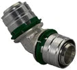 Uponor S-Press laiton coude 45° FF 40 x 40 mm