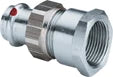 Viega Prestabo acier zingué raccord 3-pièces joint plat FF 22 x 3/4 F