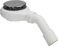 Viega Tempoplex siphon de douche 90 mm - chromé - inclusif set de finition - évacuation horizontale - hauteur de montage 60 mm