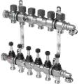Viega Fonterra collecteur pour chauffage par le sol inox 4/4 - 10 x EK3/4 - avec débitmètres