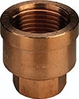 Viega bronze manchon reduit FF 1/2 x 1/4