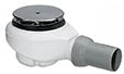 Viega Tempoplex Plus siphon de douche 90 mm - chromé - inclusif set de finition - évacuation horizontale - hauteur de montage 90 mm - grand débit