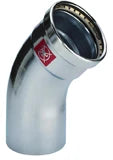 Viega Prestabo acier zingué XL coude 45° MF 76,1 x 76,1 mm