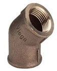 Viega bronze coude 45° FF 3/4 x 3/4
