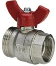 Viega Fonterra set vannes à bille MF 4/4 x 4/4 - bleu/rouge - prix par set de 2 pièces