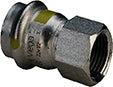 Viega Sanpress Gaz inox raccord de transition FF 22 x 3/4 F