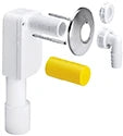 Viega PP siphon encastré pour machine à laver WMA x 40/50 mm - blanc/chromé