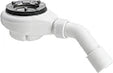 Viega Tempoplex siphon de douche 90 mm - nu - sans set de finition - évacuation horizontale - hauteur de montage 80 mm