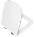 Vitra S20 siège wc - blanc - charnière inox
