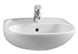 Procasa Normus lave-mains 450 x 360 mm - blanc - avec trou de robinet - avec trop-plein