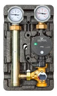 Meibes Meiflow S groupe de pompes 4/4 - mélangé - Grundfos Alpha 2 25-60 - avec moteur