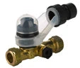 VSH bicône Eau groupe de sécurité pour boiler 15 x 15 mm - avec entonnoir - universel hortizontaal/verticale