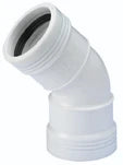 Wavin Wafix PP blanc coude 45° FF 32 x 32 mm