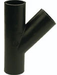 Wavin PE té 45° 56 x 56 x 56 mm