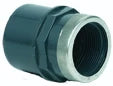 Wavin PVC pression raccord de transition FF 63-50 x 2 F