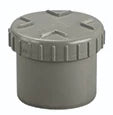 Wavin PVC à coller bouchon avec couvercle à visser M 110 mm