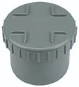 Wavin PVC à coller bouchon avec couvercle à visser M 40 mm