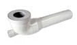 Nicoll WH coude de raccordement wc avec jonction 90 x 40 mm - blanc