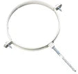 Ubbink Rolux concentrique collier 60/100 mm - blanc - avec tenon