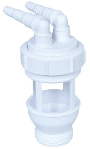 McAlpine Airgap sifon d'adoucisseur d'eau + trou d'évent 12-20 6/4 - blanc
