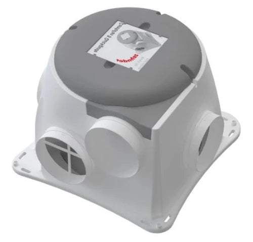 Zehnder ComfoFan Silent 425 unité de ventilation centrale DN125/160 - hygro - RF - randaarde et 5-aderige voedingskabel