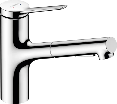 Hansgrohe Zesis M33 mitigeur cuisine 150 - avec douchette extractible 2 jets - chromé