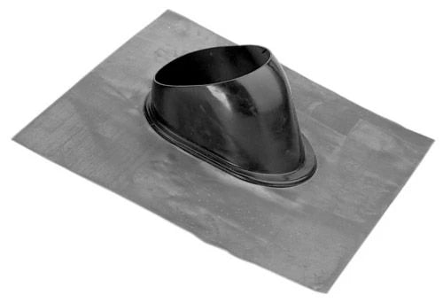 Burgerhout Twinsafe bavette et plomb S183 25-45° 60/100 - 80/125 mm (183 mm) - totalement noir