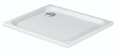 Duravit D-Code receveur de douche acrylique 1000 x 800 x 85 mm - blanc - écoulement 90 mm