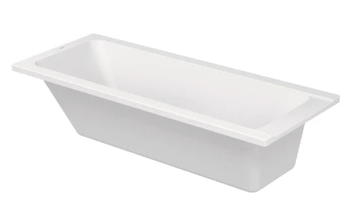 Duravit D-Code baignoire acrylique 1700 x 700 mm - blanc - sans pieds - vidage centrale