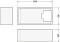 Duravit D-Code baignoire 1500 x 750 mm - acryl - blanc - sans pieds