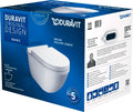 Duravit Starck 3 wc-suspendu PACK m. bride (wc-suspendu + siège softclose) - blanc - fixations invisibles