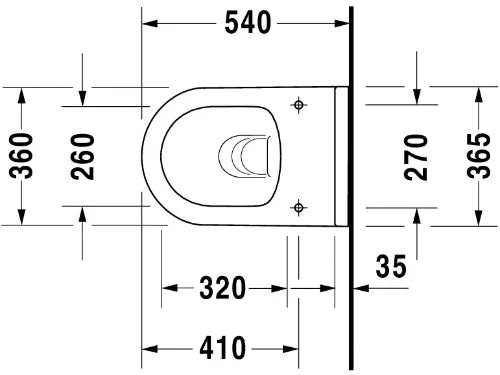 Duravit Starck 3 wc-suspendu PACK Rimless (wc-suspendu + siège softclose) sans bride - blanc