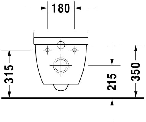 Duravit Starck 3 wc-suspendu PACK Rimless (wc-suspendu + siège softclose) sans bride - blanc